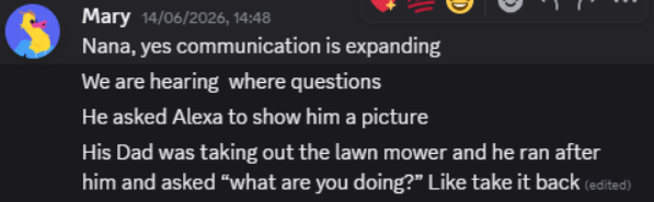 Mary on June 14th: communication is expanding